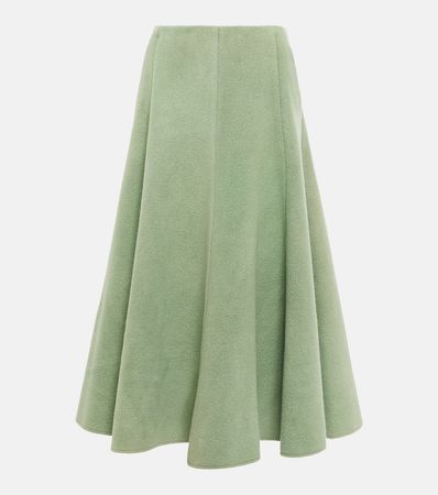 Maureen Cashmere Skirt in Green - Gabriela Hearst | Mytheresa