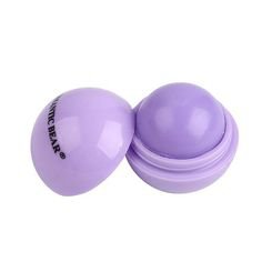 Ball Lip Balm Lipsticks Sweet Fruit Flavor Baby Lips Makeup Round Protector Embellish Moisturizing Gloss Grape