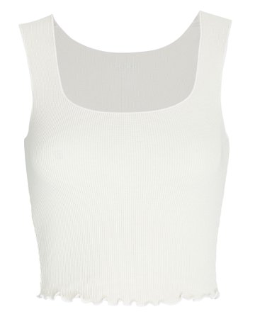Year of Ours Cropped Thermal Knit Tank | INTERMIX®