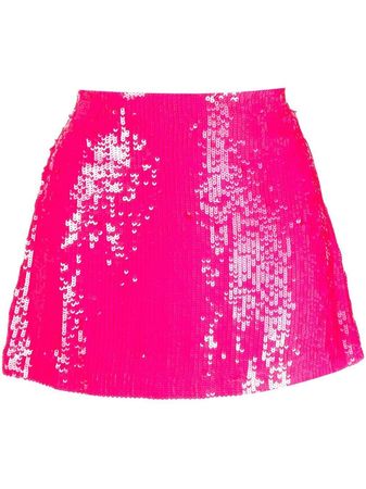Alice + Olivia Sequin Mini Skirt - Farfetch