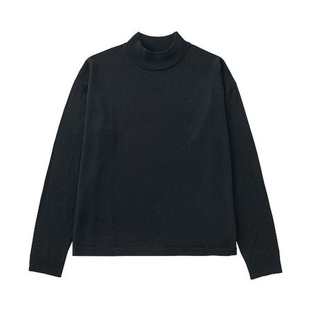 turtleneck sweatshirt sweater black