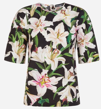 dolce And gabbana floral top