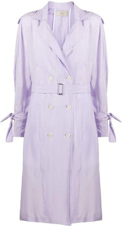 loose fit belted trench coat