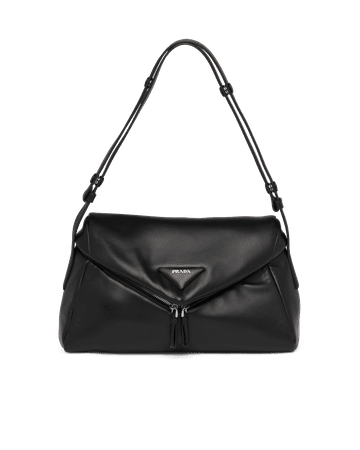 Black Padded nappa leather Prada Signaux bag | Prada