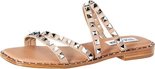 Amazon.com | Steve Madden Women's Skyler Flat Sandal | Flats