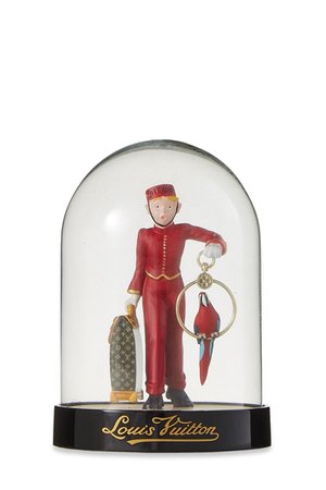Louis Vuitton Limited Edition Glass Porter Bell Boy Snow Globe - What Goes Around Comes Around