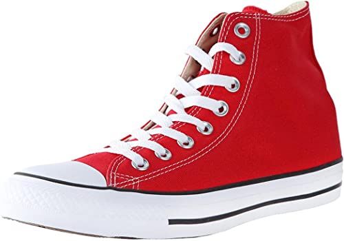 Amazon.com | Converse All Star Hi Men's Shoes Red m9621 (11 M US) | Fashion Sneakers