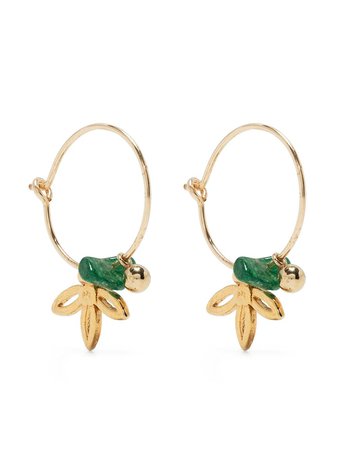 Petite Grand Lilybelle Lotus hoop earrings - FARFETCH