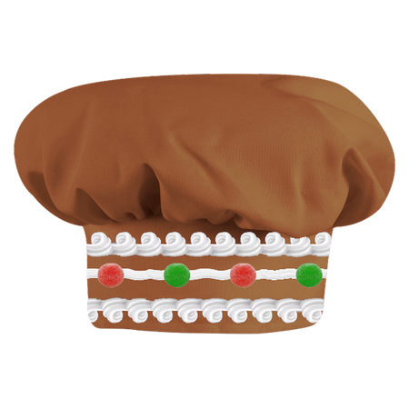 Gingerbread Chef Hat 1 (Dei5 edit)