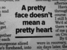 a pretty face heart