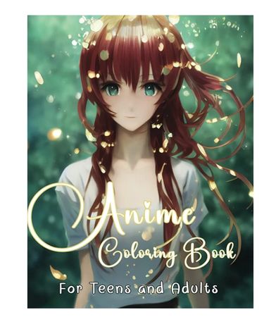Anime Coloring Book Amylia Fiavla