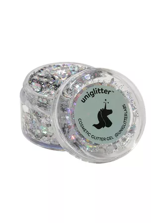 Uniglitter Silver Glitter Pot