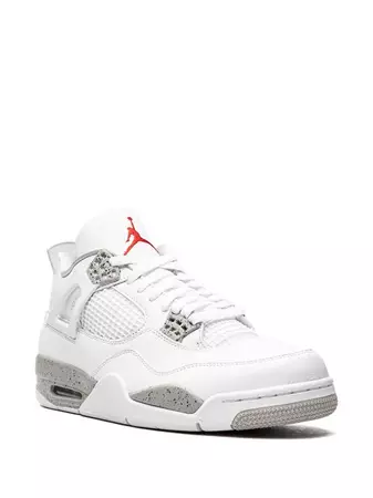 Jordan Air Jordan 4 Retro "White Oreo" Sneakers - Farfetch