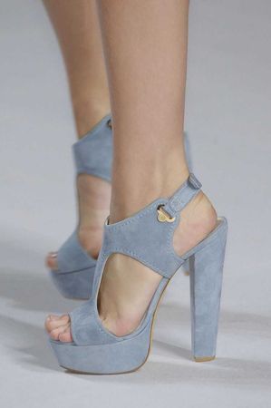 powder blue sandals
