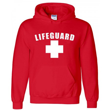 red mens lifegaurd hoodie - Google Search