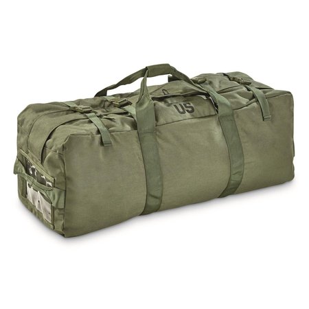 U.S. Military Surplus Zip Duffel Bag, Like New - 702216, Military & Camo Duffle Bags at Sportsman's Guide