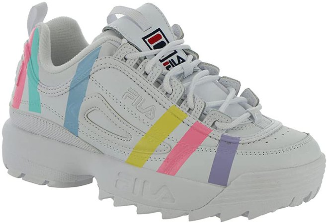 Amazon.com | Fila Disruptor II Stripe Sneakers 149 - WHT/CCDY/D | Fashion Sneakers