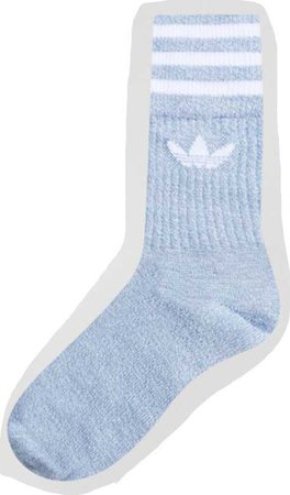 Adidas Pale Blue Crew Sock