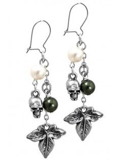 Poison Ivy Gothic earrings by Alchemy Gothic