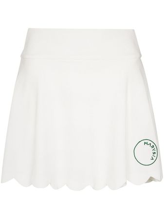 Marysia Venus Scalloped Hem Mini Skirt - Farfetch