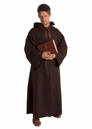 brown wizard robe