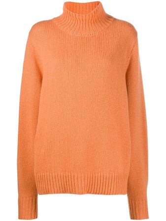 The Row cashmere roll neck jumper