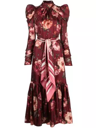ZIMMERMANN Luminosity floral-print Silk Dress - Farfetch