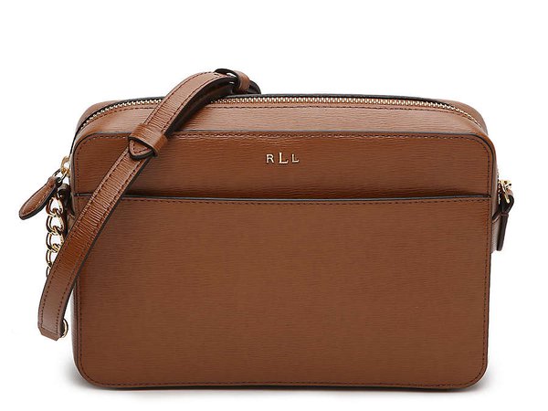 Lauren Ralph Lauren Huntingdon Leather Crossbody Bag Women's Handbags & Accessories | DSW