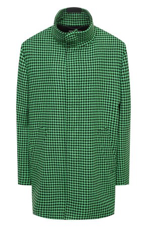 Женское зеленое шерстяное пальто BALENCIAGA — купить за 189000 руб. в интернет-магазине ЦУМ, арт. 626572/TIU12