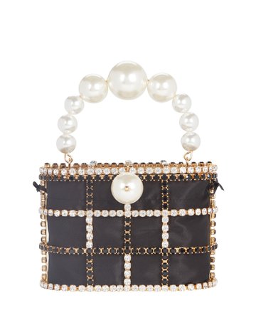 Rosantica Holli Cage Pearl and Crystal Clutch | INTERMIX®