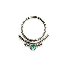 emerald septum ring - Google Search