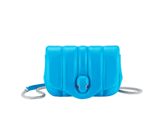 Ambush x Bvlgari Blue Leather Belt Bag 290349 | Bvlgari