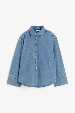 Denim Shirt - Denim blue - Ladies | H&M US