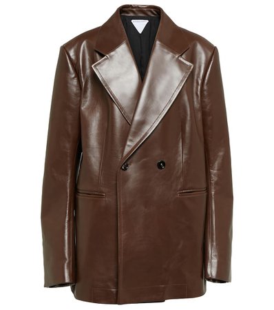 Bottega Veneta - Leather jacket | Mytheresa