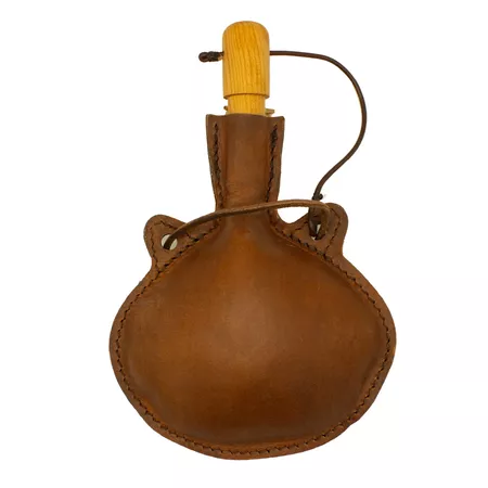 Medieval leather canteen Ellipse shape 500ml, 59,95 €