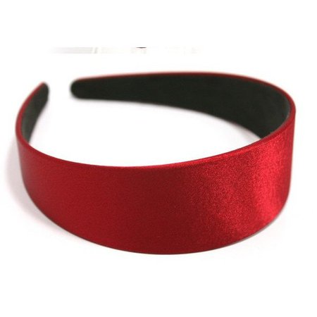 3 pcs of 40mm 1 1/2 Plastic Headbands Red Satin | Etsy
