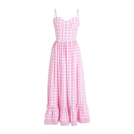LVFD London Pink Gingham Dress
