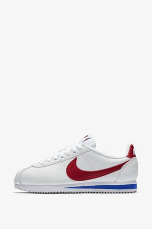 Nike Classic Cortez in White/Varsity Royal/Varsity Red color ($70 on nike.com) - Buscar con Google