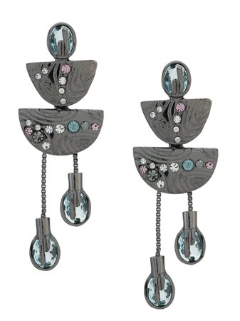 Camila Klein Chain Embellished Earrings - Farfetch