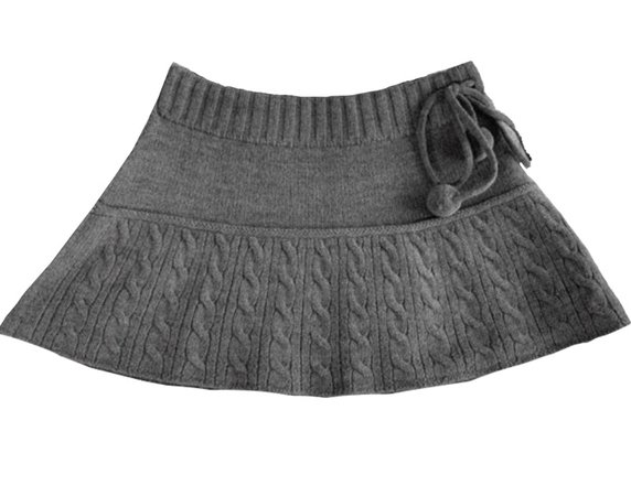 grey mini skirt - Sofia’s closet