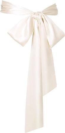 obmwang Wedding Satin Sash Belt for Special Occasion Dress Bridal Sash 4'' Wide Double Side (Ivory) at Amazon Women’s Clothing store