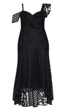 Shop Women's Plus Size Femme Fatale Maxi Dress - black - Dresses | City Chic USA