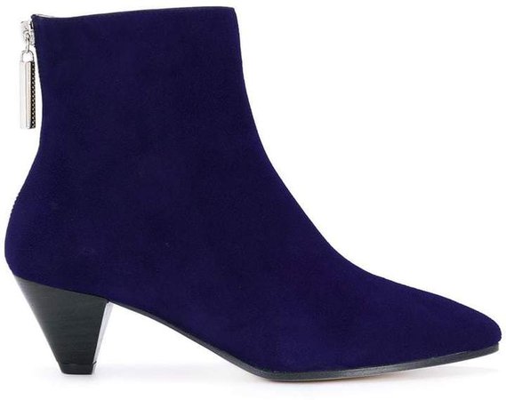 zipped ankle boots