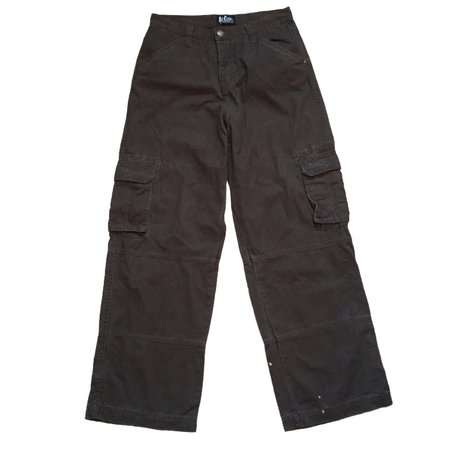 1990’s Khaki Utility/Cargo Trousers • Brand: Lee... - Depop