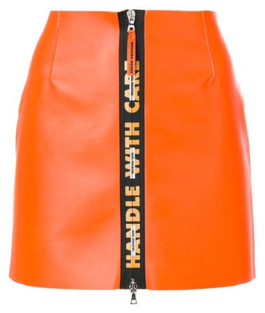 Bright Orange Skirt