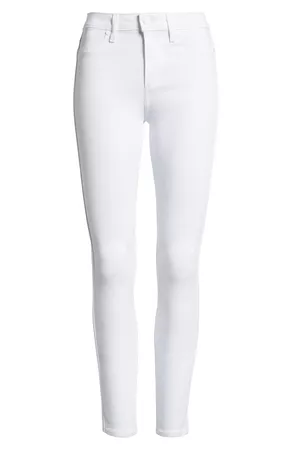 ﻿​﻿​​﻿Paige Denim Hoxton High Waist Skinny Jeans (Ultra White) | Nordstrom