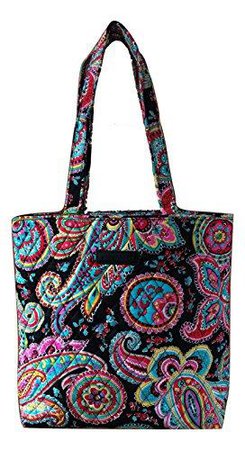 Shop Vera Bradley Tote With Solid Color Interior (Updated Version) In Paris – Luggage Factory