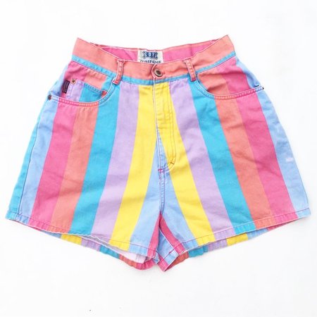 rainbow shorts