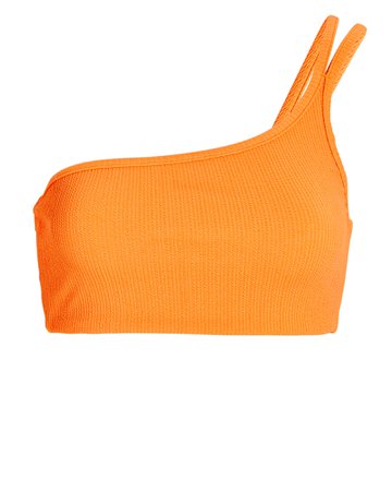 Jonathan Simkhai Umi One Shoulder Bikini Top | INTERMIX®