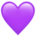 💜 Purple Heart Emoji (Apple)